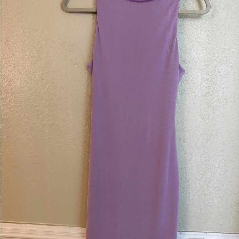 Naked Wardrobe Lavender Sleeveless Dress - Picture 7 of 8